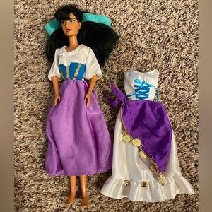 Disney 90’s Esmeralda Barbie doll